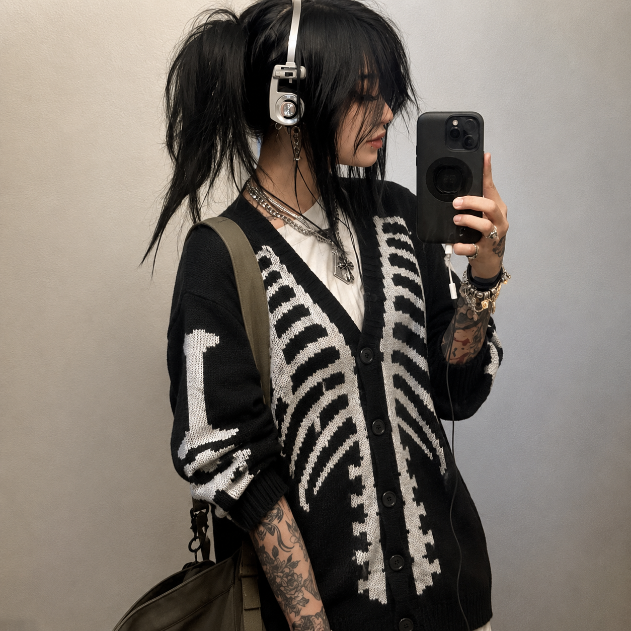 Ribframe Cardigan